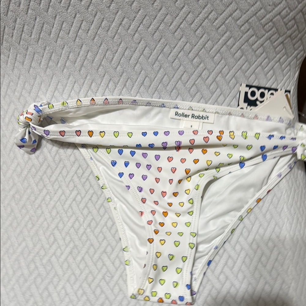 Roller Rabbit Heart Print Bikini Bottom